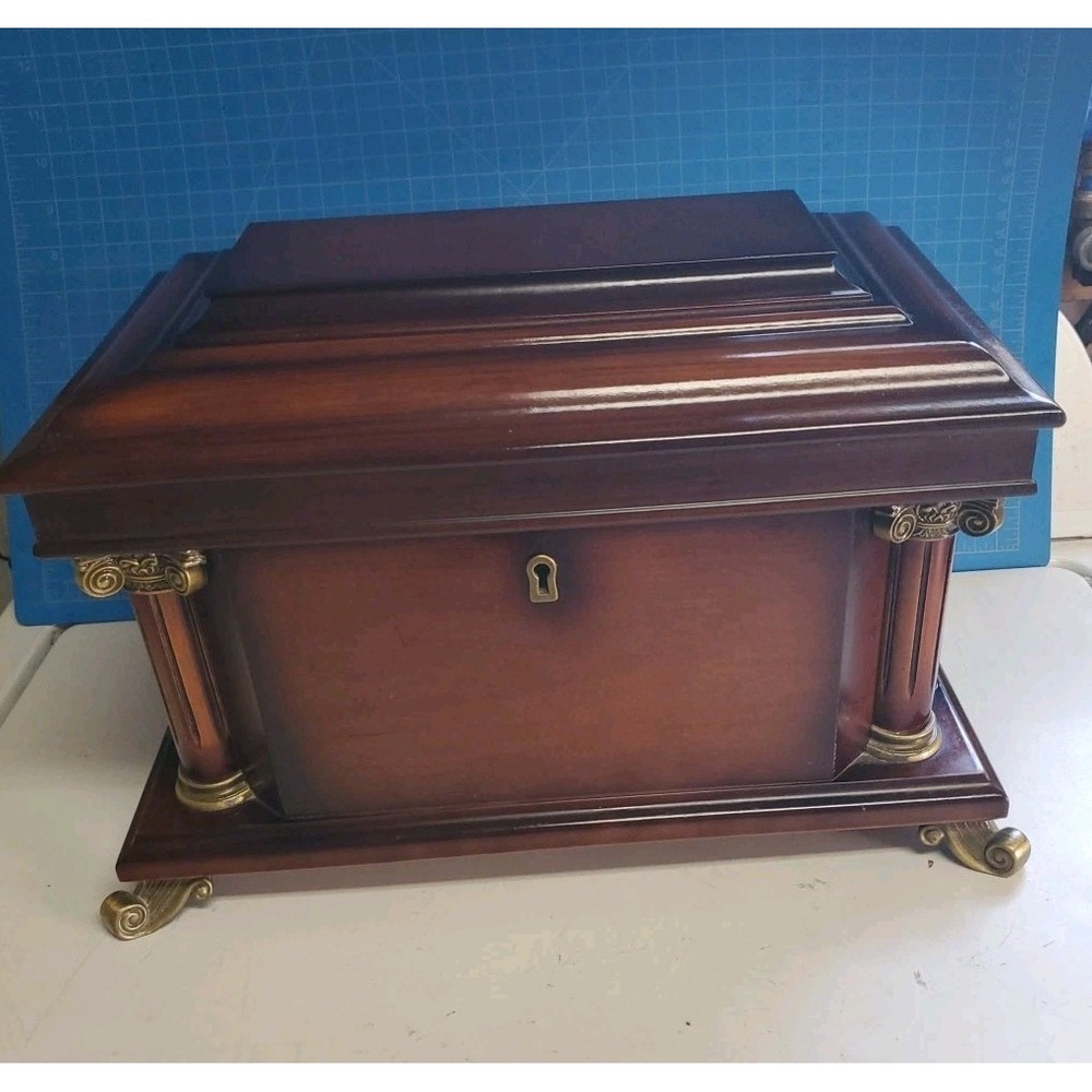 Vintage Bombay Jewelry Wooden Box